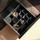 Axyaa Clothing Organizer Box for Underwear Socks Bras Pants Scarves Ties Jeans & more