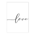 Nordic Love Life Quote Canvas Painting Wall Art for Living Room by Axyaa