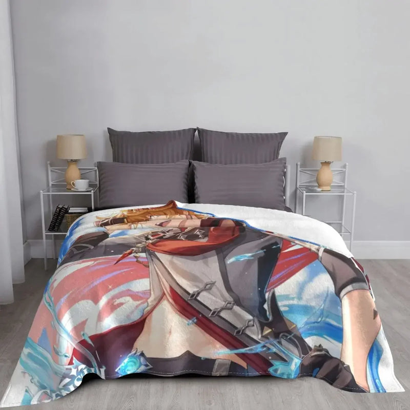 Axyaa Childe Throw Blanket: Funny & Cozy Furrys Blanket