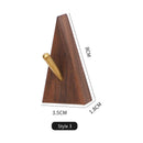 Axyaa Solid Wood Brass Hook for Clothes, Coats, Hats, Bags - Key Holder