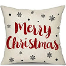 Axyaa Christmas Holiday Decoration Pillowcase Snowman Tree Design Suite Home Gift