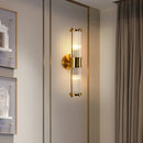 Axyaa Crystal LED Wall Lamps Modern Minimalist Home Decor Lighting Hallway & Bedroom
