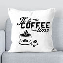 Axyaa Coffee Time Printed Sofa Cushion Cover Decorative Pillow Home Furnishings