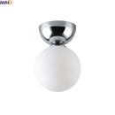 Axyaa LED Glass Iron Ceiling Light - Modern Nordic Style Home Indoor Lighting