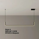 Axyaa Minimalist Pendant Light with Remote Control for Modern Home Decor