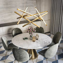 Axyaa LED Chandelier for Modern Simple Living Room Indoor Lighting