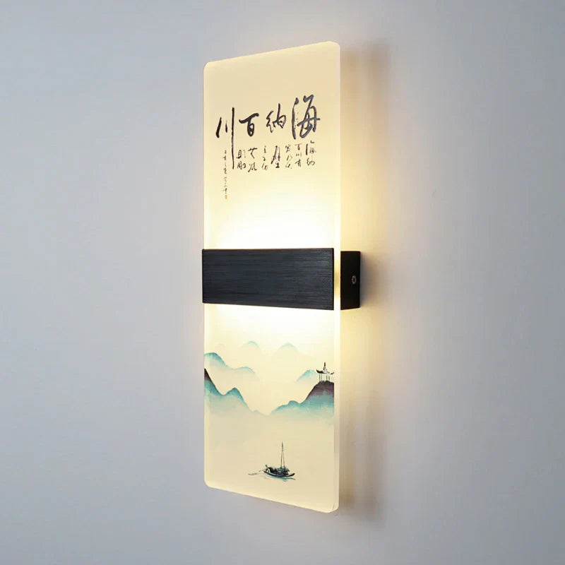 Axyaa Acrylic Shade LED Wall Lamp for Modern Home Decor