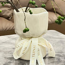 Axyaa Ceramic Flower Bouquet Vase Desk Decoration for Room Aesthetic Decor