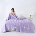 Axyaa Summer Cool Quilt Cold Silk Solid Color Single Double Air Conditioner Quilt