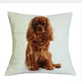 Axyaa Cavalier King Charles Spaniel Sofa Cushion Cover - Home Decor & Party Accessory