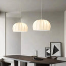 Axyaa Silk Cocoon Pendant Light: Nordic Wabi-sabi Japanese Chandelier