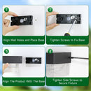 Axyaa Solar Wall Lamp Outdoor Waterproof LED Yard Street Garden Light