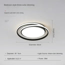 Axyaa Gold Round LED Ceiling Chandelier Remote Control Light for Home Decor