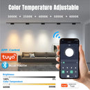 Axyaa LED Magnetic Track Light Dimmable Bluetooth Control Spot Lighting