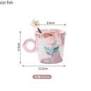 Axya Pearlescent Tulip Ceramic Coffee Mug - High Beauty Breakfast Cup