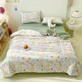 Axyaa Summer Cool Quilt Set: Breathable Thin Quilt Core Kit - Four Seasons