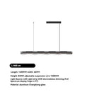 Axyaa Minimalist Long Strip Pendant Light for Full Spectrum Bar Lighting