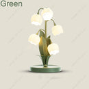 Axyaa LED Flower Table Lamp: Decorative Desk Light, 3 Colors, Landscape Lighting