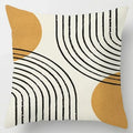 Axyaa Abstract Line Pattern Decorative Pillow Cover