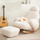 Axyaa Nordic Relaxing Dining Chair - Modern Lounge Rocking Chair