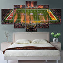Axyaa Sports Super Bowl 2024 Canvas Wall Art Print Set