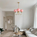 Axyaa Glass Chandelier Pendant Light for Elegant Living & Dining Room Decor