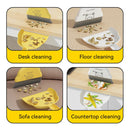 Axyaa Mini Broom & Dustpan Set: Household Sweeping Brush with Garbage Shovel