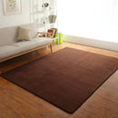 Axyaa Grey Floor Mat Thick Living Room Bedroom Carpet Children's Room Non-Slip Rug