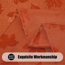 Axyaa Jacquard Leaf & Twig Polyester Tablecloth - Rectangle & Round Options