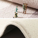 Axyaa Cartoon Printed Short Plush Carpet, Anti-Slip Strip Shape Rug for Bedroom