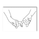 Axyaa Couple Love Kiss Line Drawing Wall Art Canvas Painting Nordic Posters