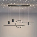 Axyaa LED Chandeliers for Dining Room - Modern Pendant Lights for Ceiling and Indoor Lighting