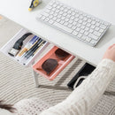 Under Desk Storage Box by Axyaa - Pull Out Table Shelf - Large Capacity Drawer