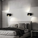 Axyaa Nordic Designer Aluminum Glass LED Wall Lamp, Modern Art for Living Room
