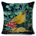 Axyaa Dragon Fox Firebird Linen Cushion Cover 45*45cm