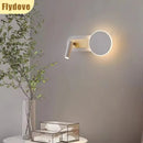 Axyaa Rotatable LED Wall Light with Switch for Bedroom and Corridor