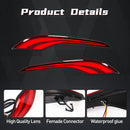 Axyaa LED Rear Bumper Reflector for Chevrolet Malibu XL 2019-2023 - Brake Dynamic Turn Signal