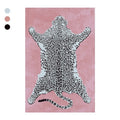 Axyaa Leopard Print Plush Carpet: Luxe Bedroom & Living Room Decor Rug