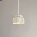 Axyaa Nordic LED Pendant Lamp Cream Resin Hanging Light Fixtures