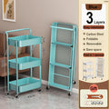 Axyaa Floor-to-Ceiling Multi-layer Service Cart for Kitchen Storage
