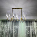 Axyaa Crystal Bubble LED Chandelier for Home, Bar, and Restaurant