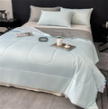 Axyaa Lightweight Cooling Comforter: Soft Smooth Air Condition Blanket for Summer