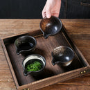 Axyaa Ceramic Seasoning Dish Set - Japanese Style for Sauces, Snacks & Dips