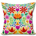 Floral Pattern Throw Pillow Covers by Axyaa for Sofa, Bedroom, Car