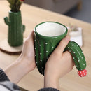 Cactus Ceramic Halloween Coffee Cups by Axyaa for Home & Office Gifts