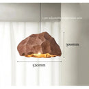 Axyaa Stone-Shaped LED Pendant Light for Living Dining Room Bedroom