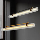 Axyaa Acrylic Strip Pendant Light: Modern Nordic Design for Dining Room, Bar Counter & More