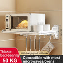 Axyaa Perforated Oven Holder Shelf Bracket for Kitchen Organization