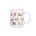 Axyaa Kawaii Panda Bear Mocha Cat Christmas Mug Mugs Set Original Drinkware