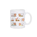 Axyaa Kawaii Panda Bear Mocha Cat Christmas Mug Mugs Set Original Drinkware